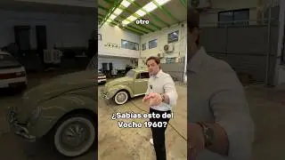 Sab&iacute;as esto del vocho 1960? 😮