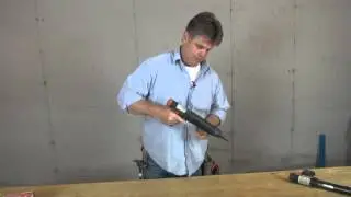 Fastening basement walls to concrete floor with a Ramset Gun!