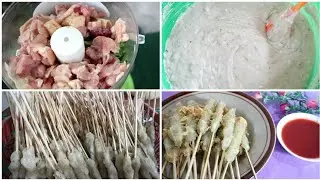CHICKEN SEMPOL RECIPE FOR SALE Rp.500,- || one recipe makes 250 skewers
