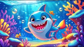 Splash & Sing with Sharky the Friendly Shark! 🎤🌊