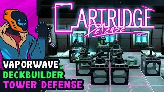Vaporwave Deckbuilder Tower Defense - Cartridge Defense [Full Release]