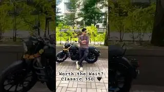 Stealth Black Beast! Royal Enfield Classic 350 Vibe 🔥 #shorts