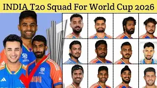 India T20 World Cup 2026 | Full 15 Member Squad Analysis | Captain, Playing XI & Match Winners