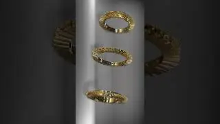 tutorial: 3d Animation Presentation Of A Gold Ring With A Diamond #3D #animation #jewellery