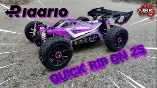 Это СЛИШКОМ БЫСТРО?? Первый быстрый заезд на багги RLAARLO Brushless на 2S