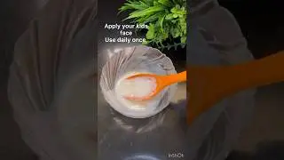 Kids daily face pack #nourishing #glowingskin #homemade @AadhVi76vlogs