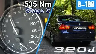 BMW 320d STAGE 2 TUNE | 0-100 KM/H ACCELERATION