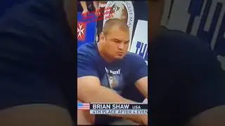 BRIAN SHAW - WORLDS STRONGEST MAN 2009 - BOAT PULL