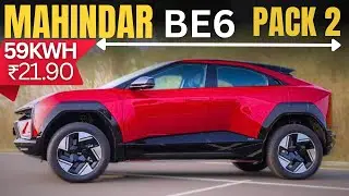 Mahindra Be6 Pack TWO ⚡59KWH Range?🤔 | The END of HarrierEV ⚠️
