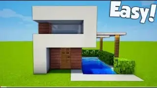 Minecraft: How To Build A Small & Easy Modern House Tutorial  (#2)