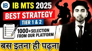 IB MTS SELECTION STRATEGY! SCORE 35+/40 IN GS /CURRENT AFFAIRS! FOLLOW THESE PDFS ONY! #ib #mts