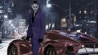 Joker & Harley. Paint in Black.