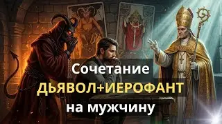 Сочетание Дьявол + Иерофант на мужчину