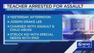 White Pine School teacher accused of hitting student
