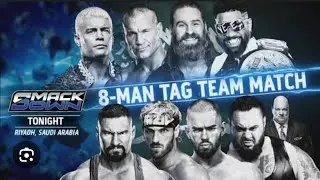 WWE SmackDown Эр-Рияд 2026 | Командный матч 8 на 8 || Ортон, Коди, Сэмми против Вижена | #Рияд