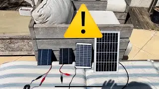 Arnaque des mini panneaux solaires!!! (mesures, explications et conseils) #tips #astuces
