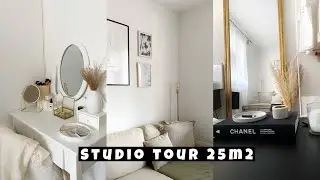 Studio tour (25m2 à Lyon) (scandinave style) 🤍