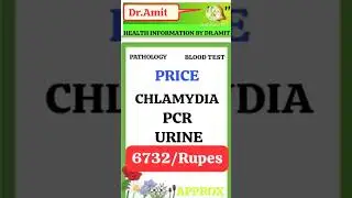 CHLAMYDIA PCR URINE TEST PRICE