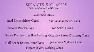 ஆரி பயிற்சி வகுப்பு//online & offline order & class are taken