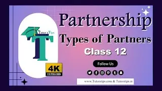 Types of Partnership Firms and Types of Partners Class 12 - Explained with Animated Example