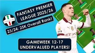 The Best Differential Undervalued Picks in FPL right now for Gameweeks 12-17! FPL 25/26