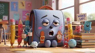 The Yawning School Bag | Fun Kids Song | Preschool Sing Along