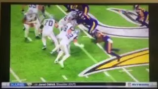 Doug Free holding?