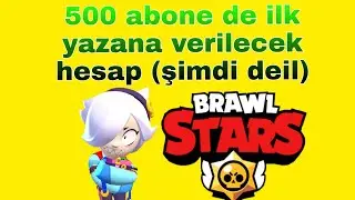 500 Abone de İlk yazana verilecek hesap (bol skinli spikeli) Şimdi deil