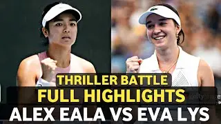 Alex Eala Stunning vs Eva Lys High Level Tennis Highlights - Before Australian Open 2026 (HD) 