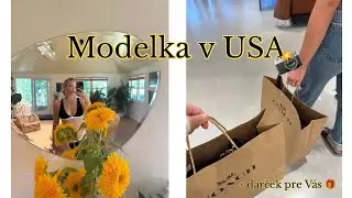 USA Vlog #8 | Modelka v USA, Coach Haul, nov&eacute; pr&aacute;ce 