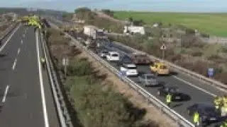 Farmers block motorways to protest declining income