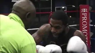 ADRIEN BRONER THROWING VICIOUS, FAST COMBINATIONS; TRAINING FOR GRANADOS CLASH