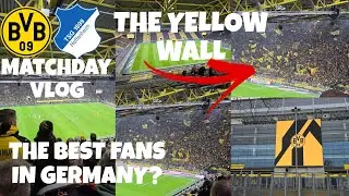 THE YELLOW WALL! BEST FANS IN GERMANY? Dortmund Vs Hoffenheim Matchday Vlog.