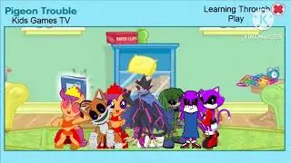 The Villains Invasion of Bert and Ernie's home/Gramorr's crystals/pigeon trouble at