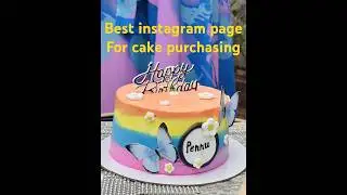 best instagram page for cake purchasing|#cake #function #instagrampage|dafeena's vlog|