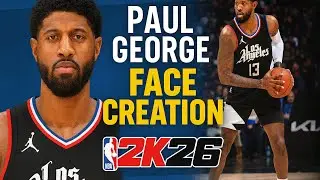 &ldquo;Paul George Face Creation Tutorial 🔥 | NBA 2K26 (Step-by-Step)&rdquo;