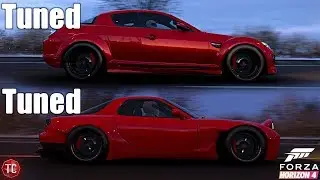 Forza Horizon 4: Tuned vs Tuned! Mazda RX7 vs Mazda RX8 (NO ENGINE SWAPS)