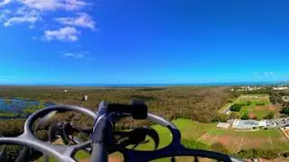 VR360. DJI OSMO 360. DJI AVATA2. Football oval. Bribie Island.