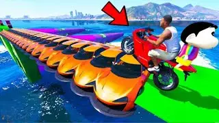SHINCHAN AND FRANKLIN WENT INTO THE GIANT DICE TUNNEL PARKOUR CHALLENGE GTA 5