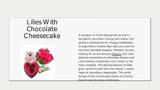 Order online same day and midnight cheesecake delivery in Australia