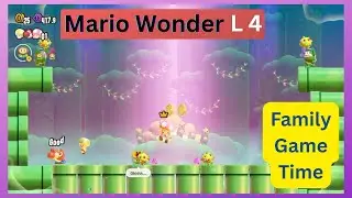 Mario Wonder Level 4 with The Constant Kid! See if we can find the Wonder Seed!