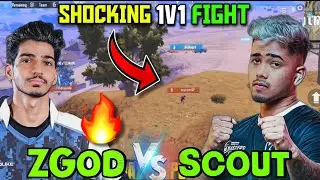 Scout Vs Zgod Intense 1v1😳GodL Vs TX💛🚀