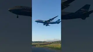Silkway B747F 4K-SW800 arriving at Prestwick #planespotting #silkway #b747 #avgeek #airplane #egpk