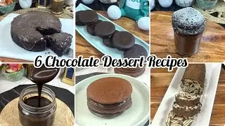 6 Chocolate Dessert Recipes | Chocolate Cake | Mug Cake | Dora Cake | Chocolate Recipes 