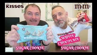 NEW Sugar Cookie Hershey's Kisses & White Chocolate Sugar Cookie M&M's Review!
