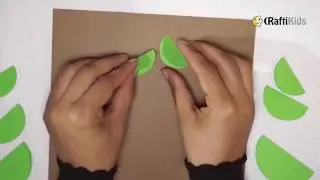 Making Circle Tree   kids papercrafts   easy crafts ideas   CraftiKids #4