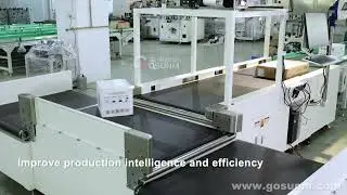 Dimensioning, weighing and scanning of parcels with automatic sorting shipping label printer