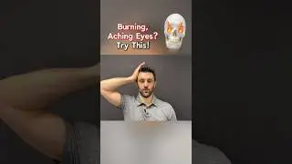 Try THIS to prevent Upper Neck Overuse, which causes Burning Eyes. 👀 #eyepain #headaches #neckpain