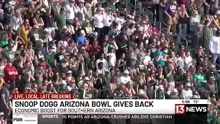 Snoop Dogg Arizona Bowl gives back to community, boosts local economy