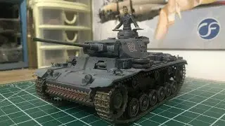 Сборка танка Tamiya Panzer 3 от начала до конца